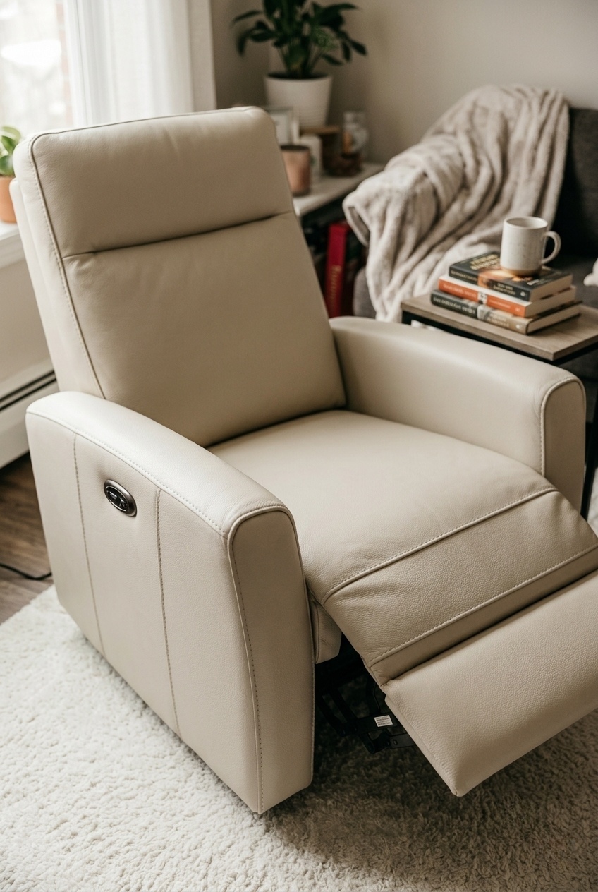 Sculpting Modern Warmth: How to Style the Top Grain Leather Power Recliner Chair