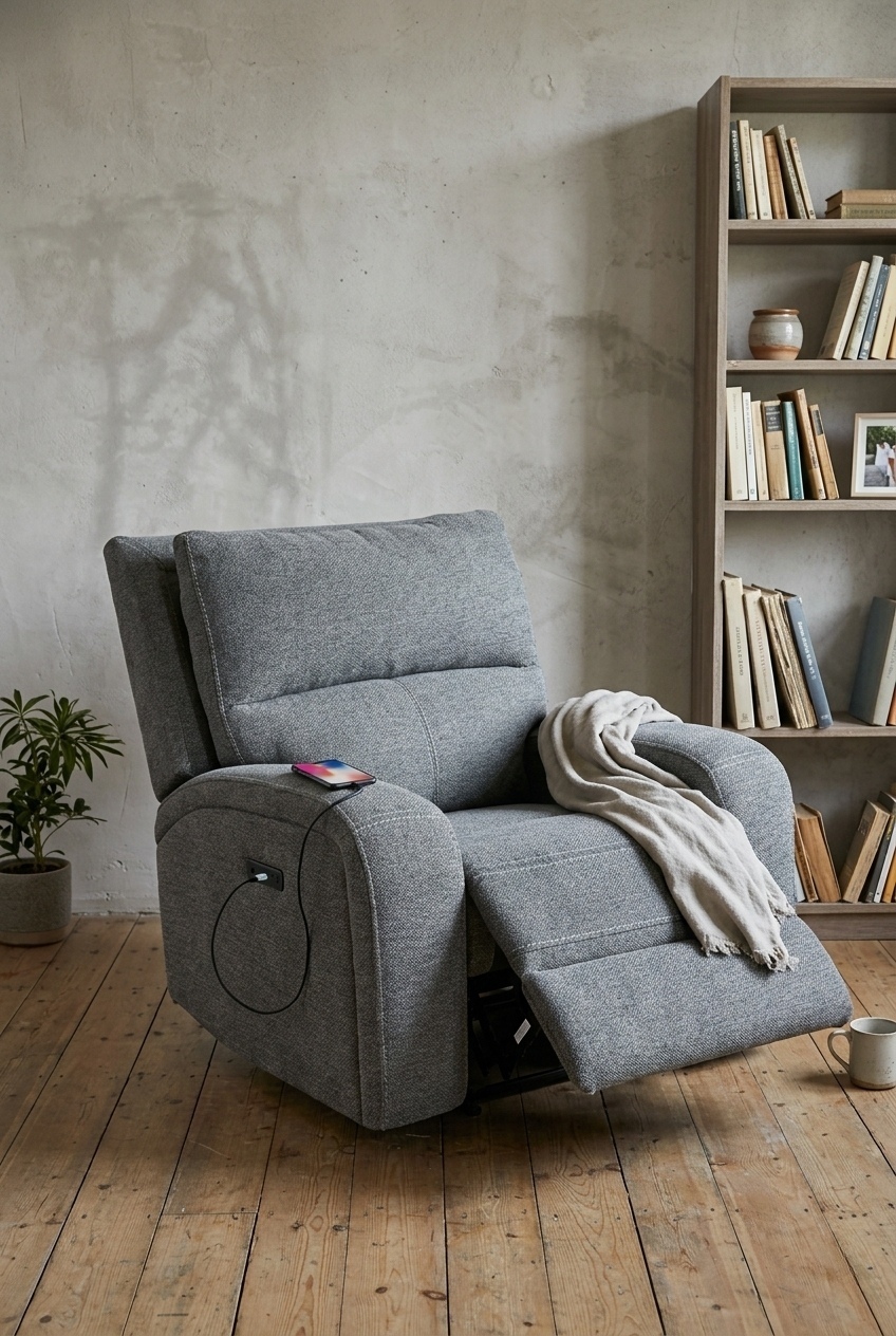 Elevating Contemporary Spaces with the Modern Power Recliner with USB Port