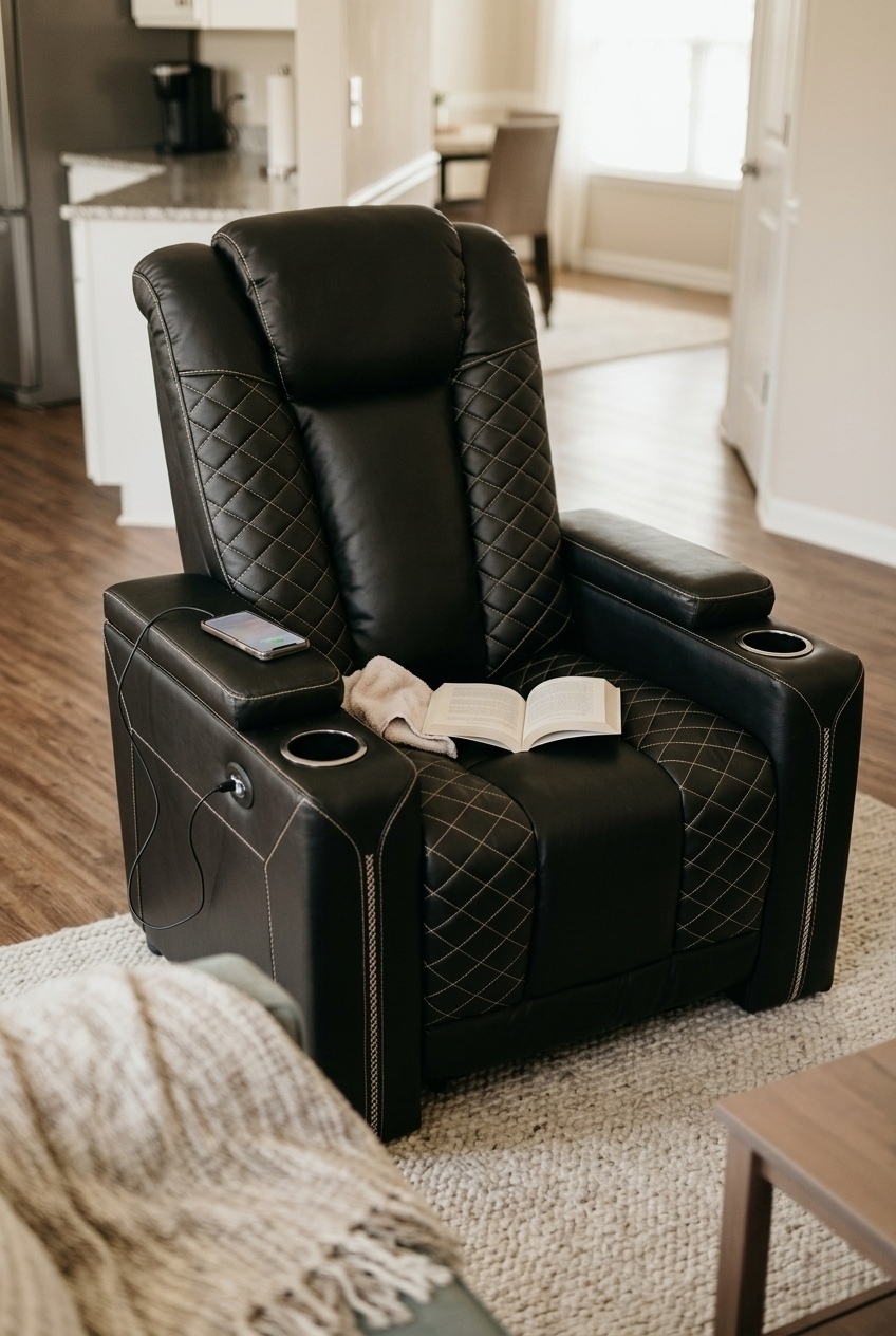 Sculpting Harmony: How to Style a Modern Leather Electric Power Recliner