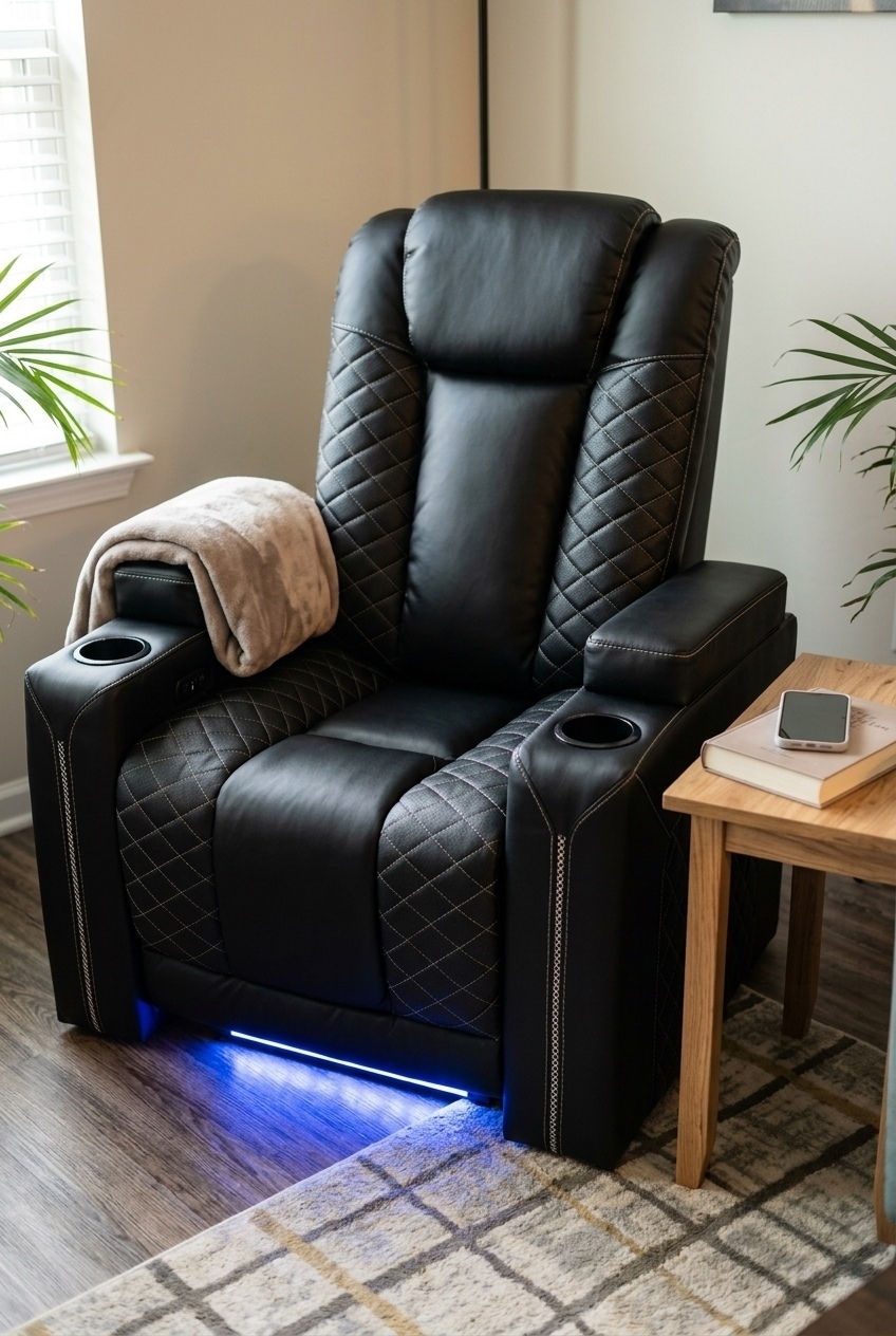 Sculpting Harmony: How to Style a Modern Leather Electric Power Recliner