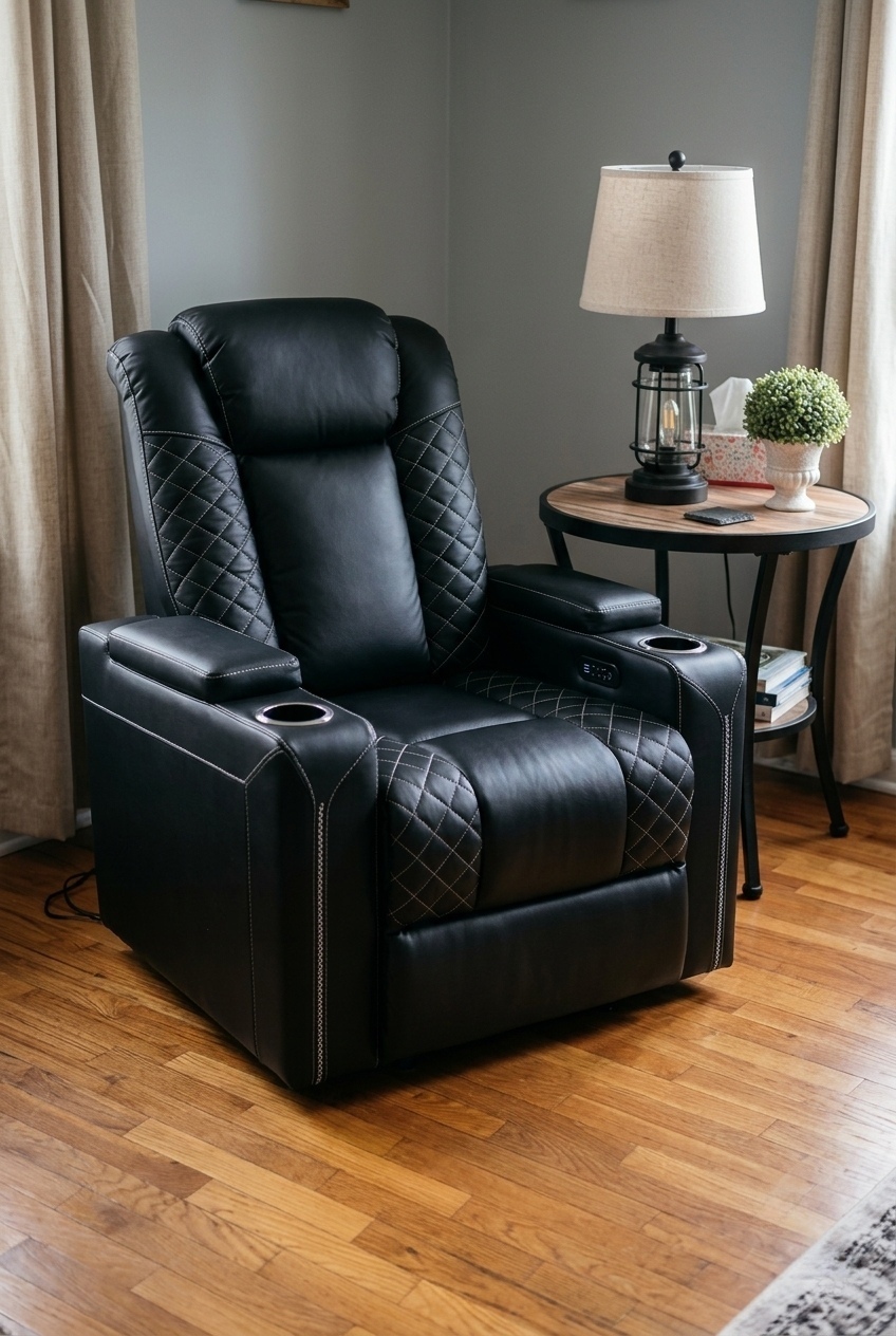 Sculpting Harmony: How to Style a Modern Leather Electric Power Recliner
