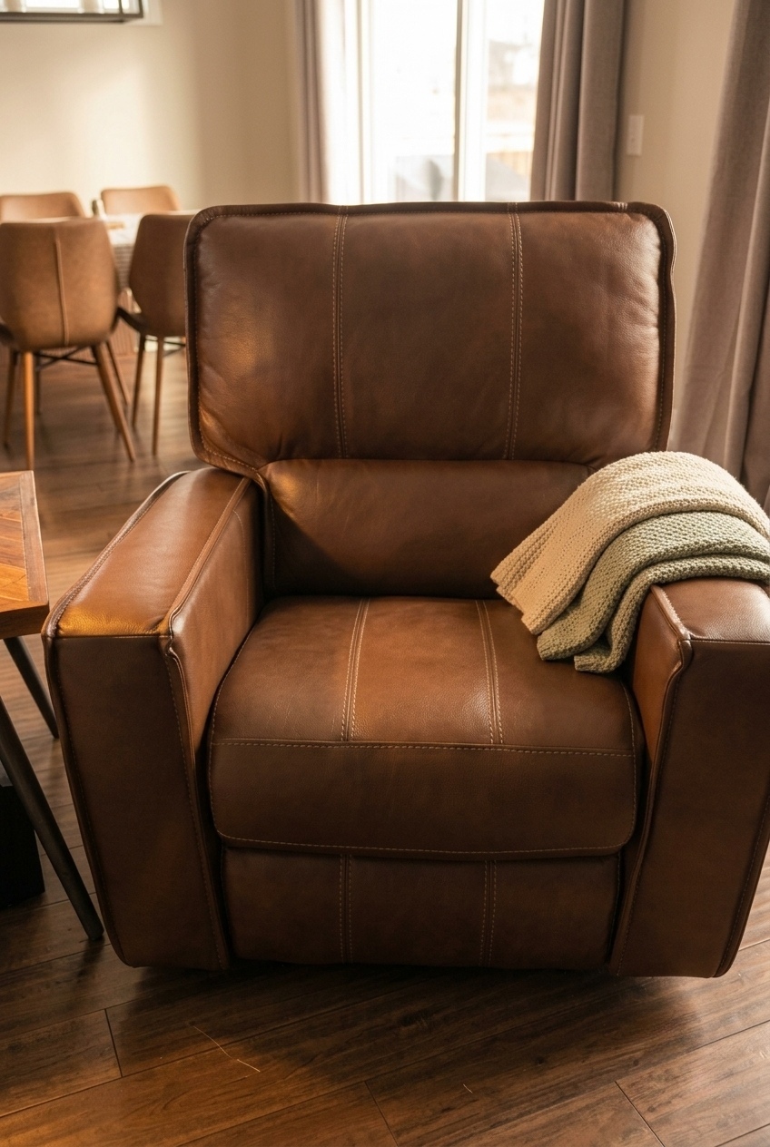 Sculpting the Living Room: How to Style a Wide Genuine Leather Power Recliner