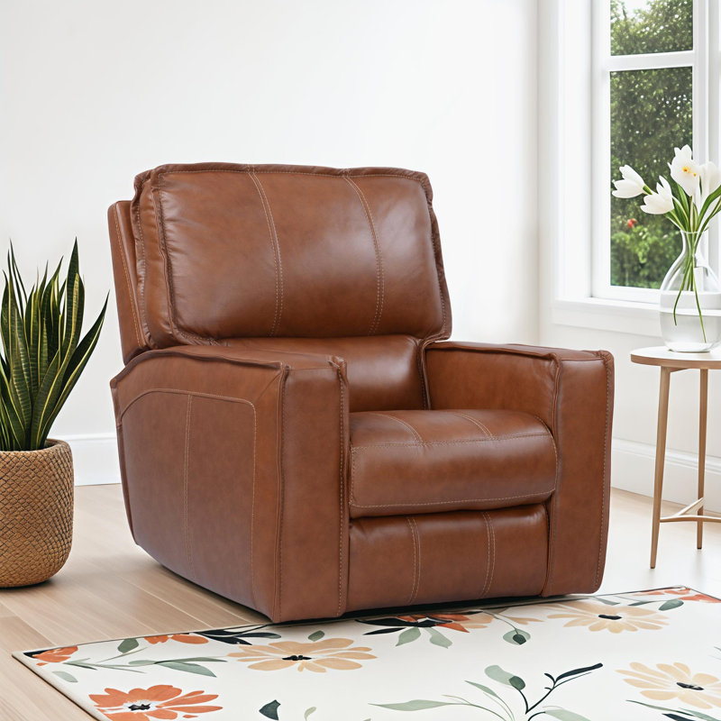 Sculpting the Living Room: How to Style a Wide Genuine Leather Power Recliner