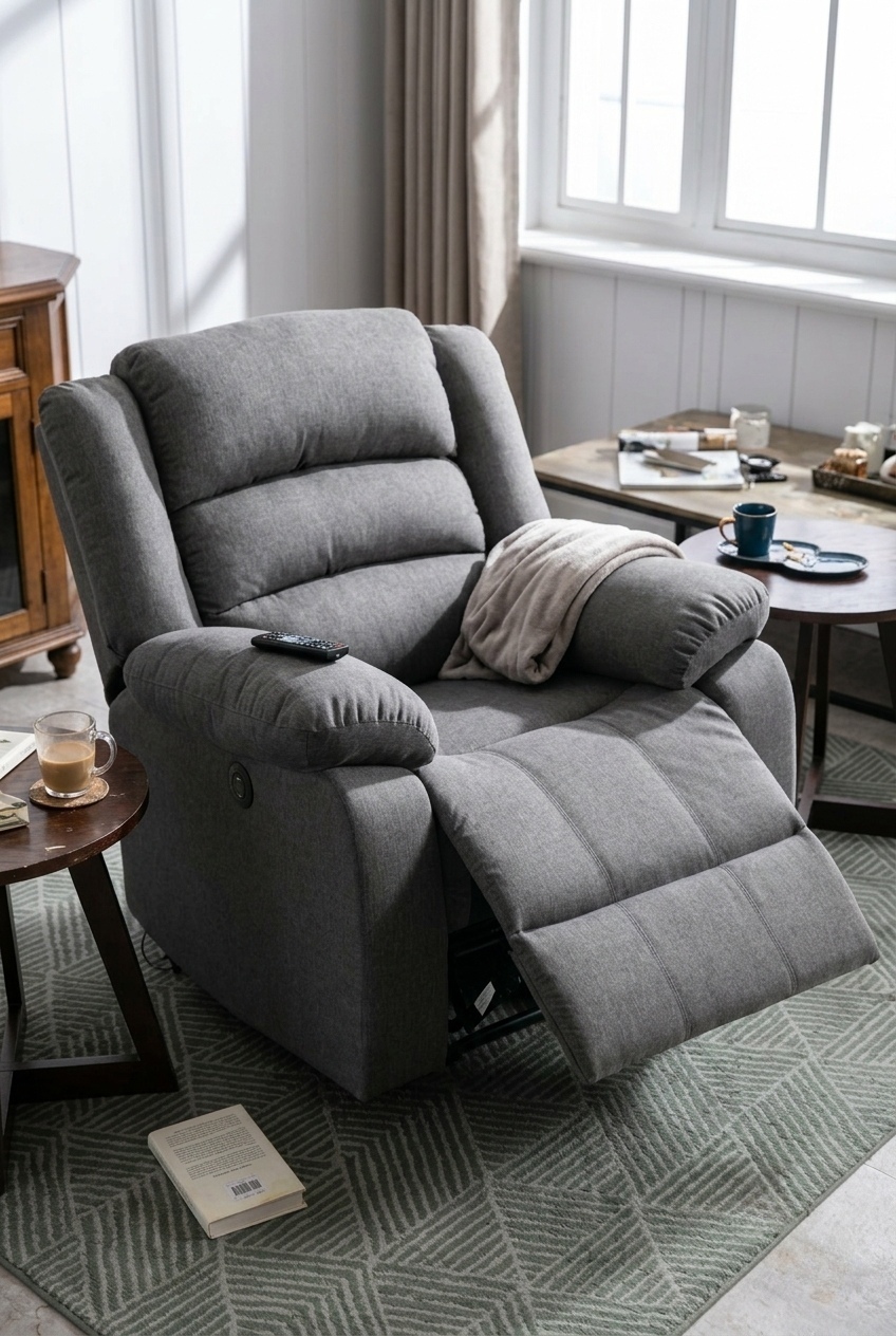 Sculpting Comfort: How to Style the Overstuffed Modern Power Recliner Chair
