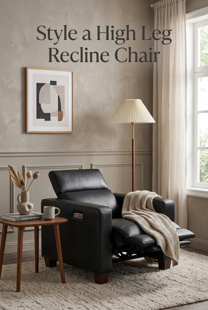 The Elevated Silhouette: How to Style a High Leg Recliner in Compact Spaces