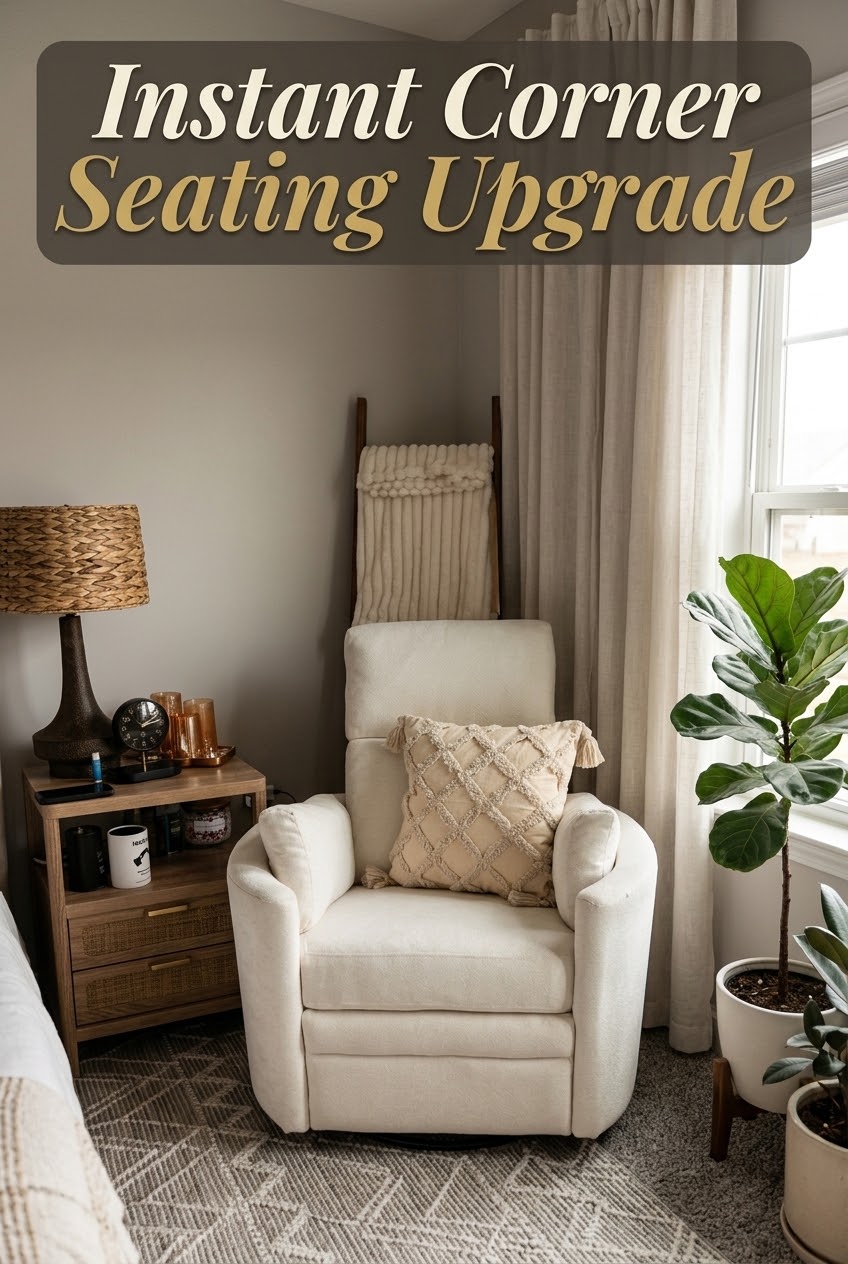 Styling a Recline Chair: Modern Living Room Corner Decor for Cozy Nooks