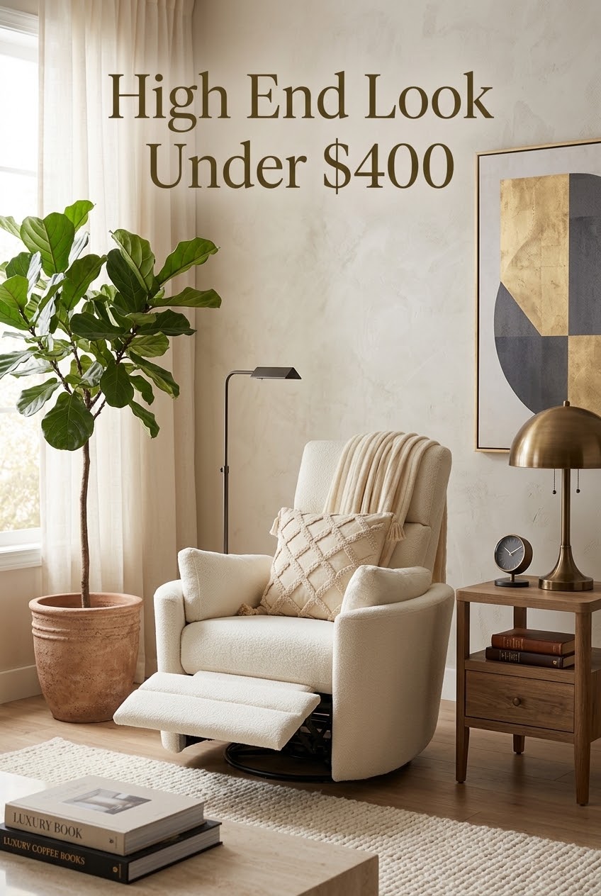 Styling a Recline Chair: Modern Living Room Corner Decor for Cozy Nooks