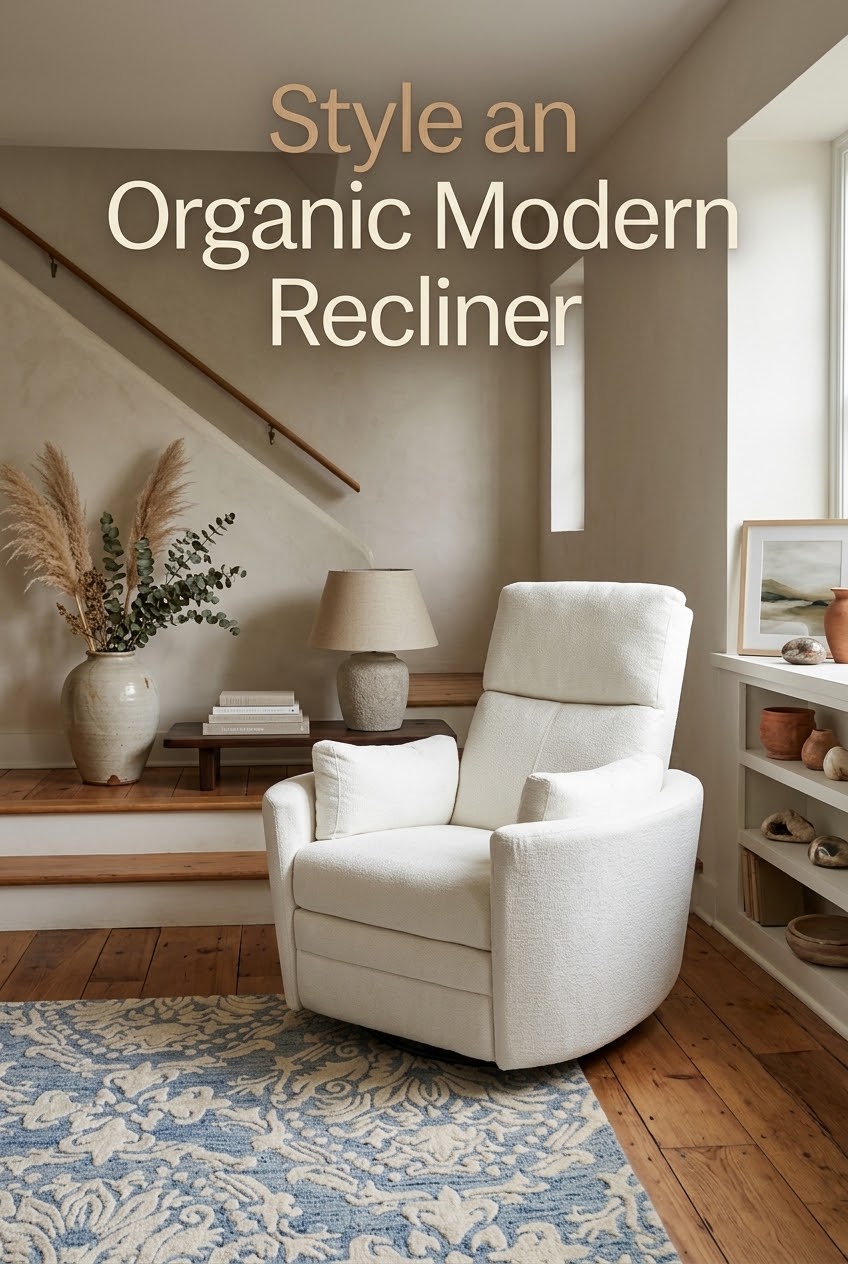 Styling a Recline Chair: Modern Living Room Corner Decor for Cozy Nooks