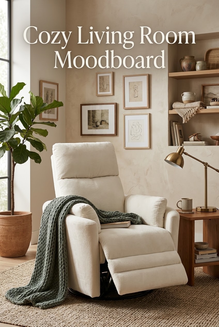 Styling a Recline Chair: Modern Living Room Corner Decor for Cozy Nooks