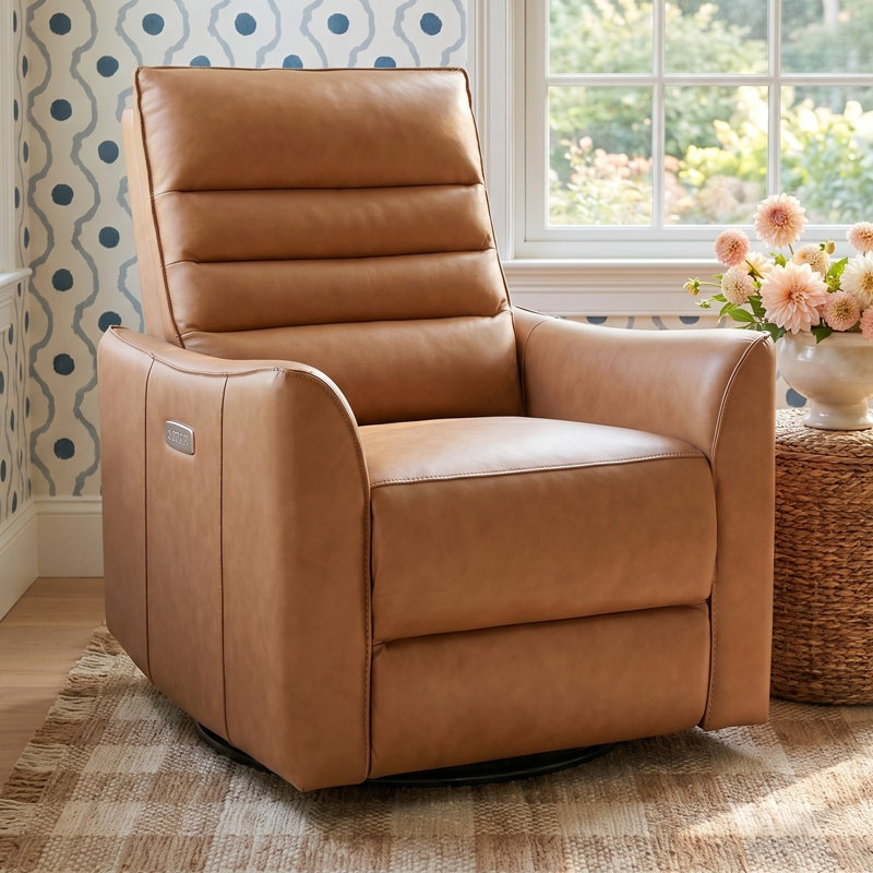 Birch Lane Gabi Swivel Glider Power Recliner W113420556