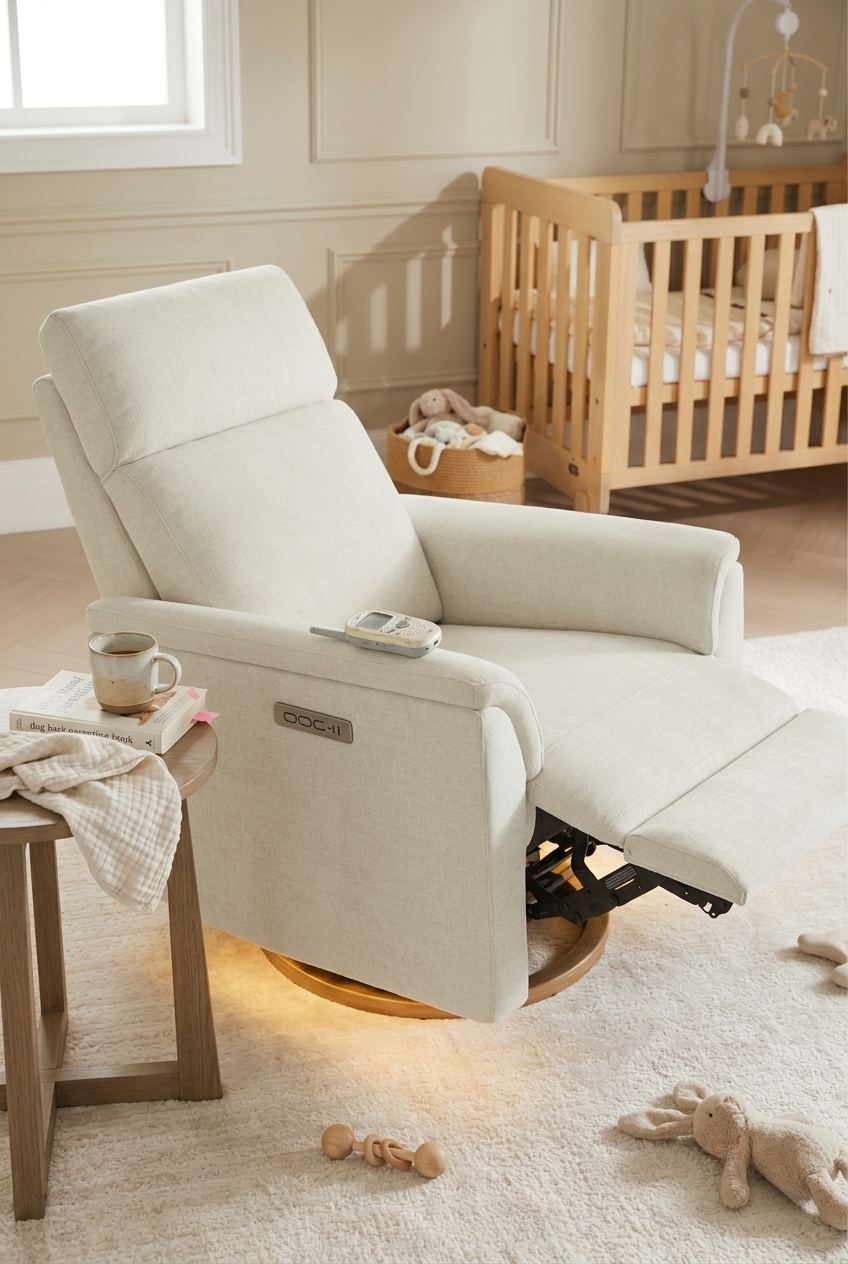 How to Style the Linen Swivel Glider Power Recliner: Design Tips & Palette Ideas