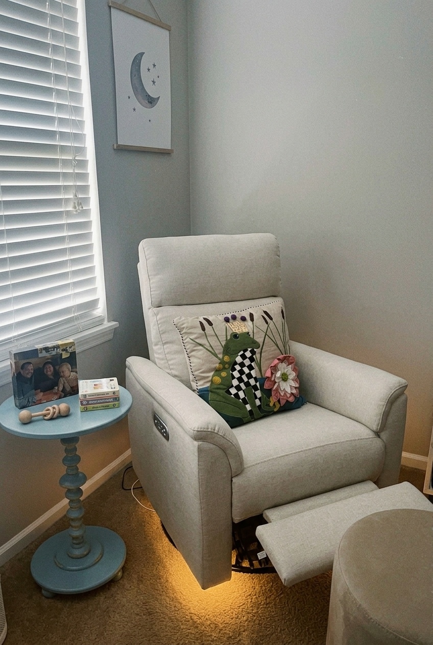 How to Style the Linen Swivel Glider Power Recliner: Design Tips & Palette Ideas
