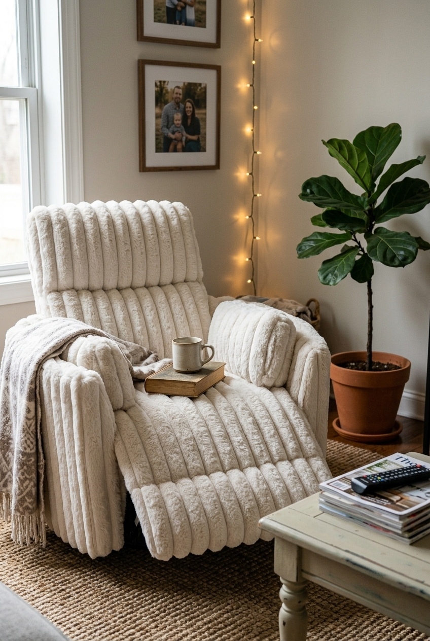 Sculptural Comfort: How to Style the Modern Recliner in Organic Interiors