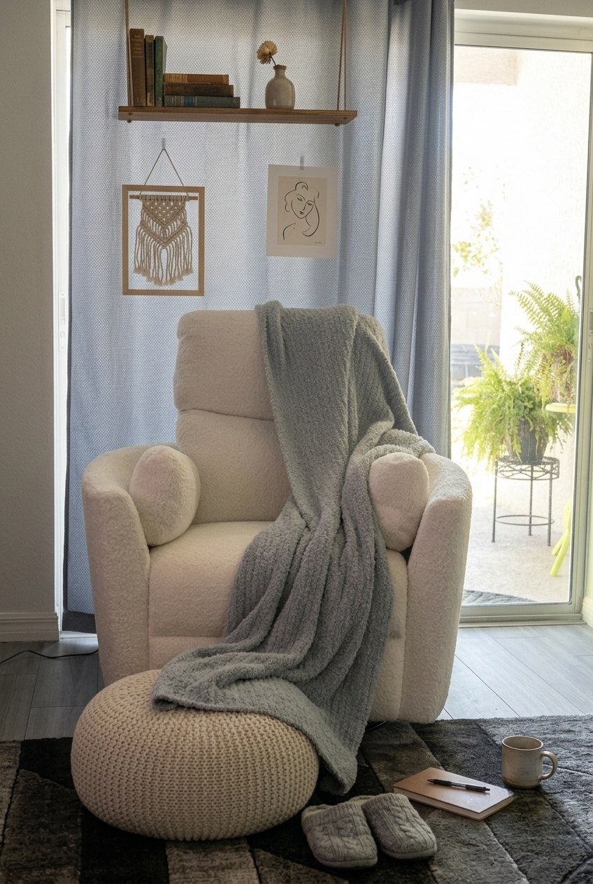 Sculptural Comfort: How to Style the Modern Recliner in Organic Interiors