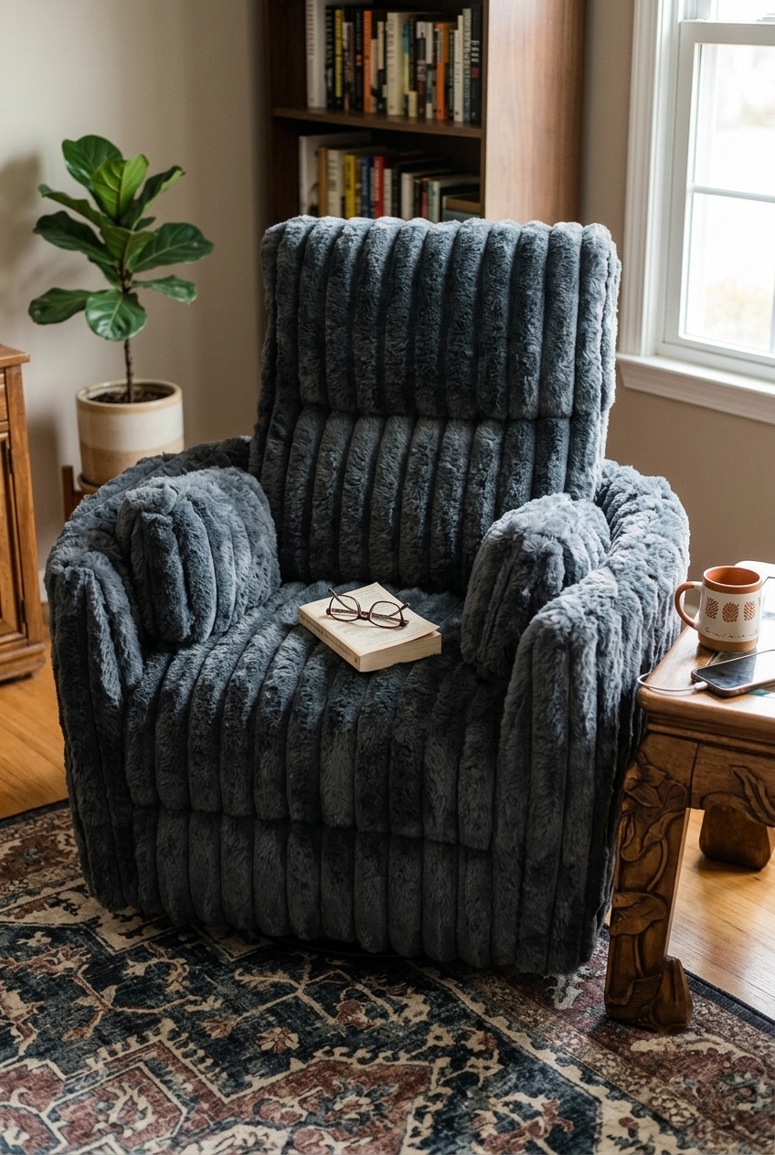 Sculptural Comfort: How to Style the Modern Recliner in Organic Interiors