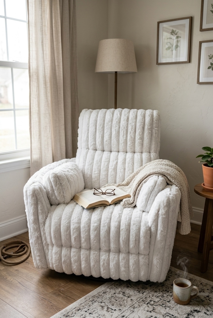 Sculptural Comfort: How to Style the Modern Recliner in Organic Interiors