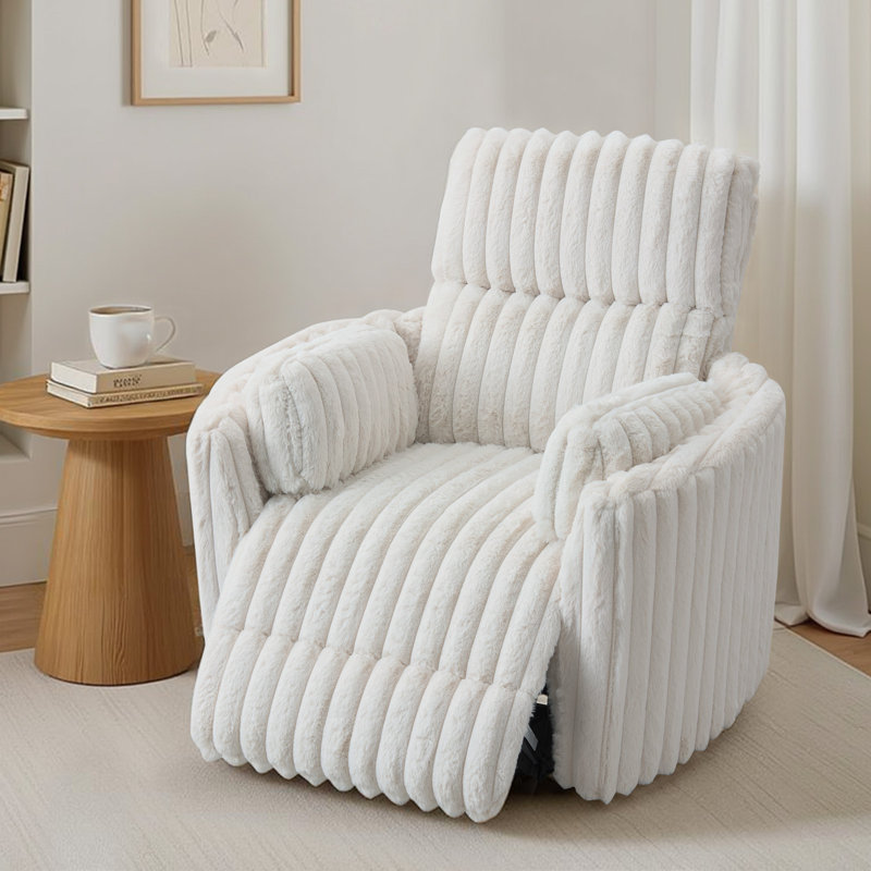 Latitude Run Power Swivel Rocking Recliner Chair W114967493