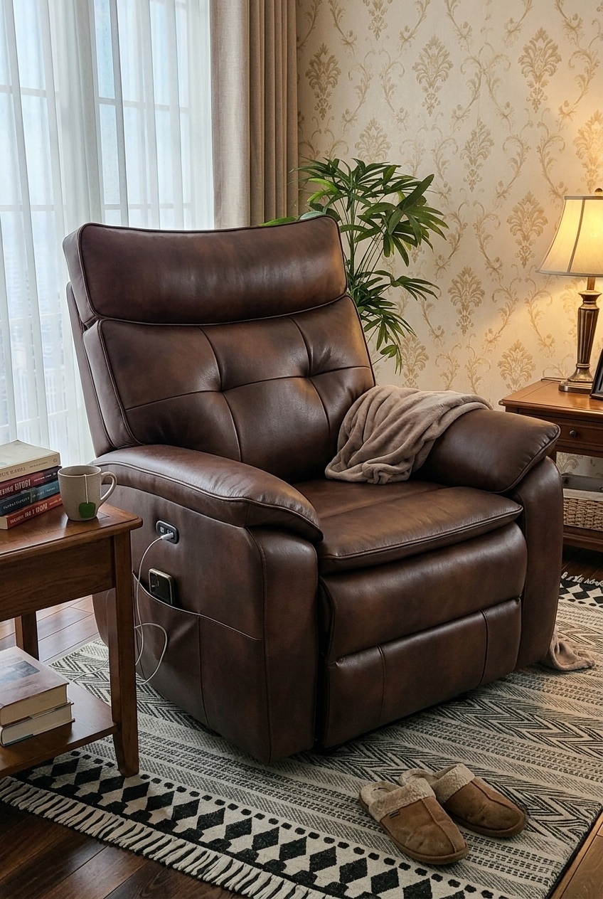 Elevating Living Spaces with Sculptural Leather Seating