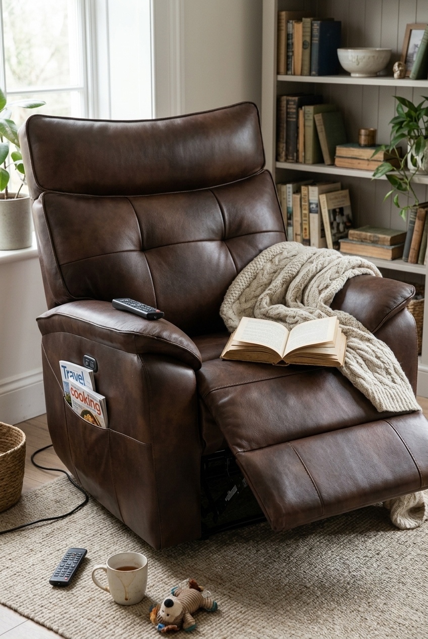 Elevating Living Spaces with Sculptural Leather Seating
