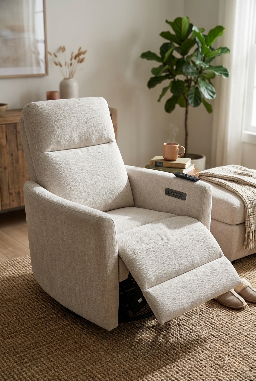 Sculptural Ease: How to Integrate the Modern Recliner into an Artful Living Room