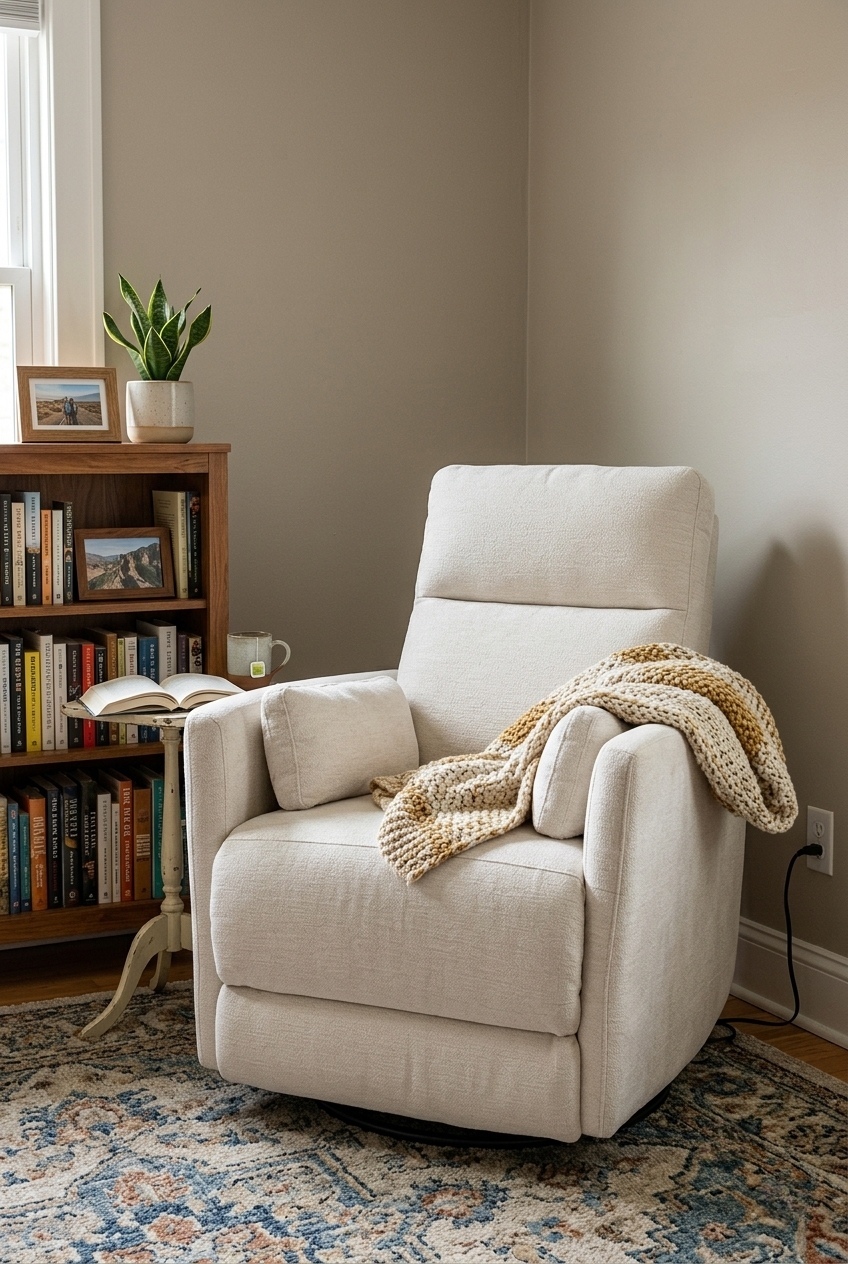 Sculptural Ease: How to Integrate the Modern Recliner into an Artful Living Room