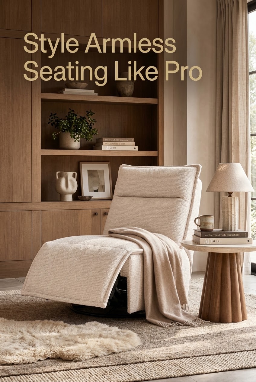 The Art of the Invisible Recline: How to Style an Armless Silhouette in Minimalist Spaces