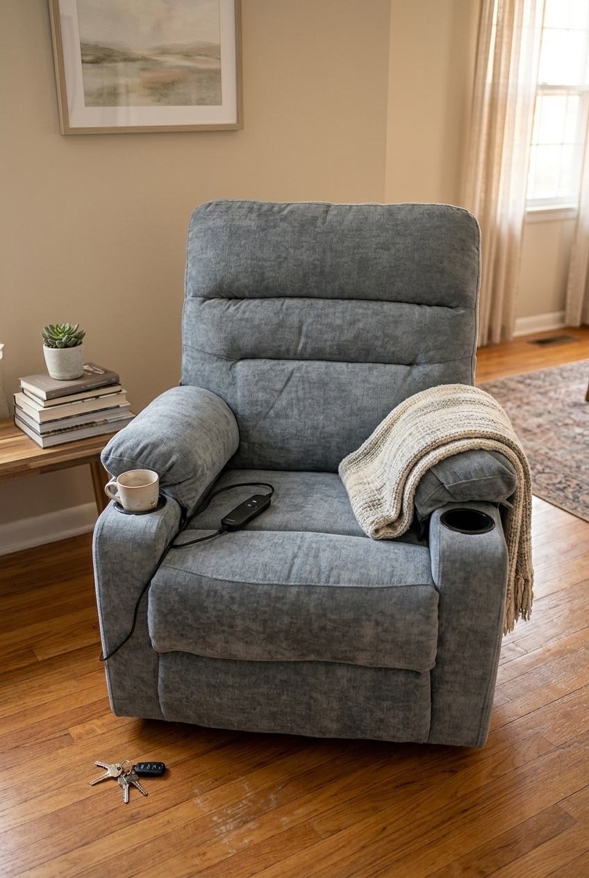 The Art of Layered Neutrals: Styling the Cozy Gray Power Lift Recliner Chair