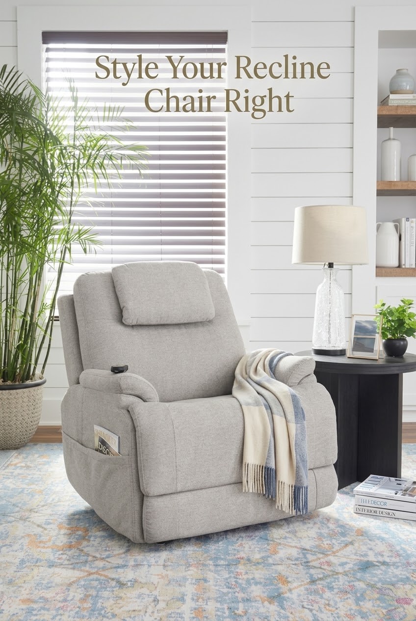 The Art of the Recline: Styling the Flexsteel Zecliner with Sleek Accent Tables and Textured Rugs